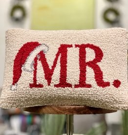 Mr Holiday Hook Pillow - 8" x 12"
