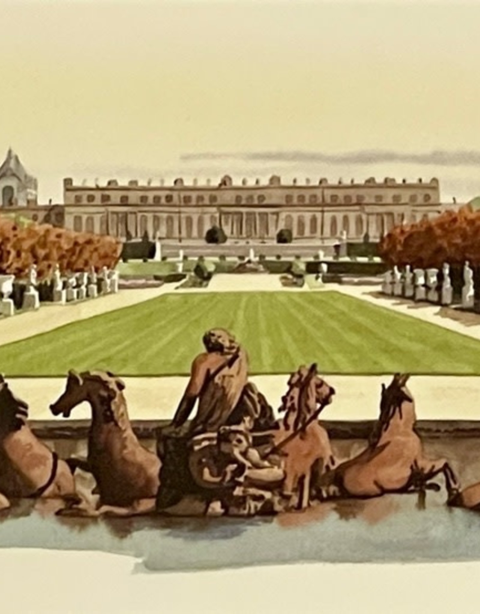 Versailles Greeting Card - 8.25" x 4"