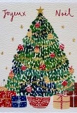 Joyeux Noel (Louise Mulgrew) Christmas Card - 6" x 6"