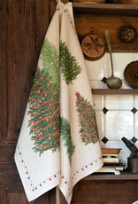 Italian Linen -  Fairy Trees-Three Naturale Kitchen Towel - 20" x 28"