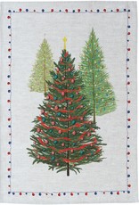 Italian Linen -  Fairy Trees-Three Naturale Kitchen Towel - 20" x 28"