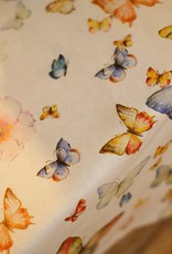 Italian Linens: Papillon Tablecloth - 67" x 67"