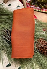 Italian Linen - Tiziano Napkin - Pumpkin - 20" x 20"