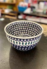 Large Serving Bowl - Peacock Pattern (986) - Narrow Bottom