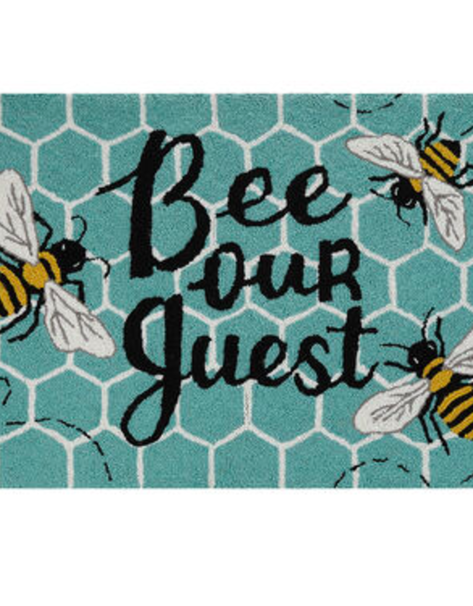 Bee Our Guest Hook Rug - 2' x 3'