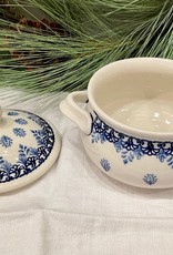 Soup Bowl Tureen - Blue Garden - .75L (25 oz)