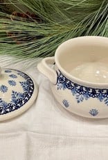 Soup Bowl Tureen LID ONLY - Blue Garden - .75L (25 oz)