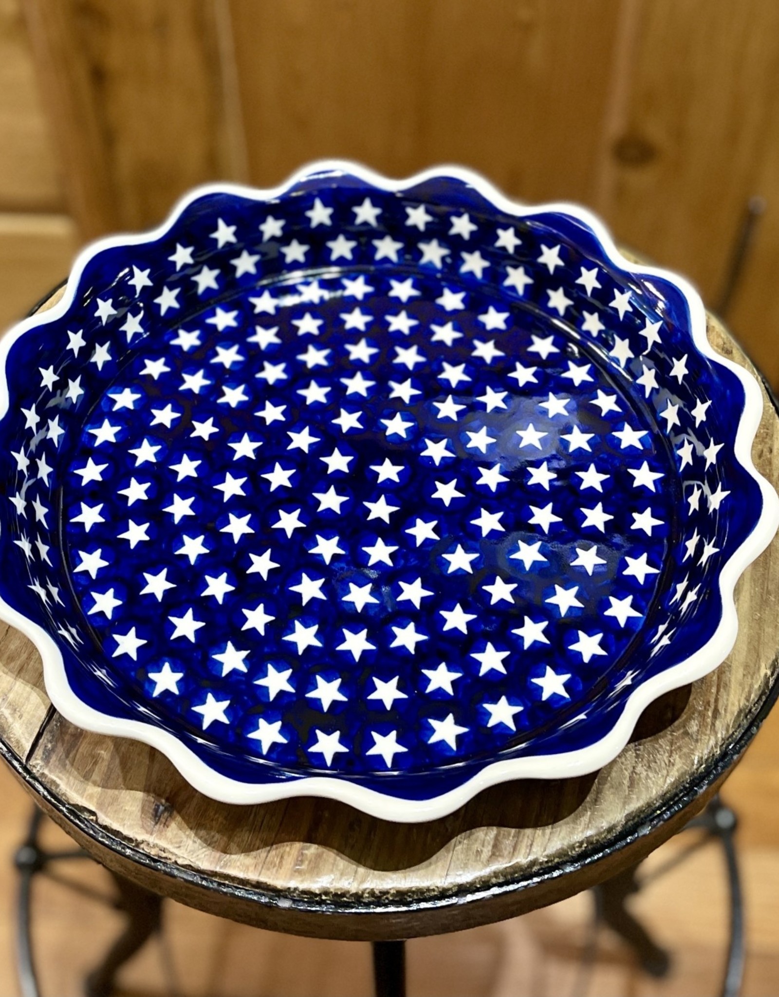 Scalloped Dish - Stars