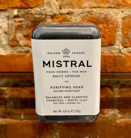 Mistral Bar Soap Organic, Bourbon Vanilla, Large, Natural Exfoliation