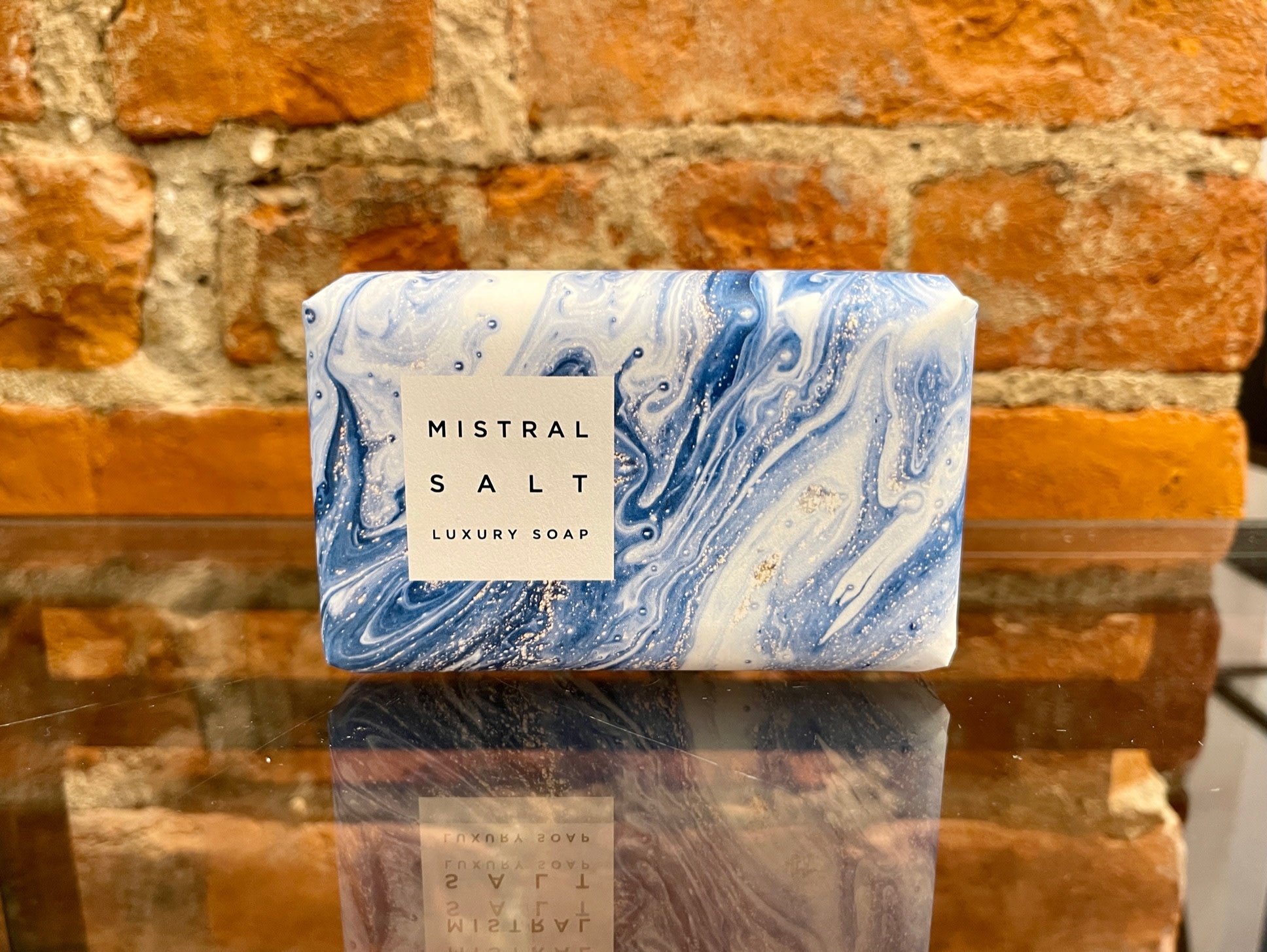 Mistral Mens Bar Soap Marbles Salt — The Basketry