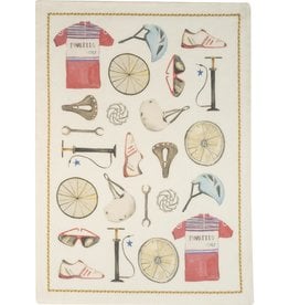 Italian Linen - Bikers Accessori Cream Kitchen Towel 20" x 28"