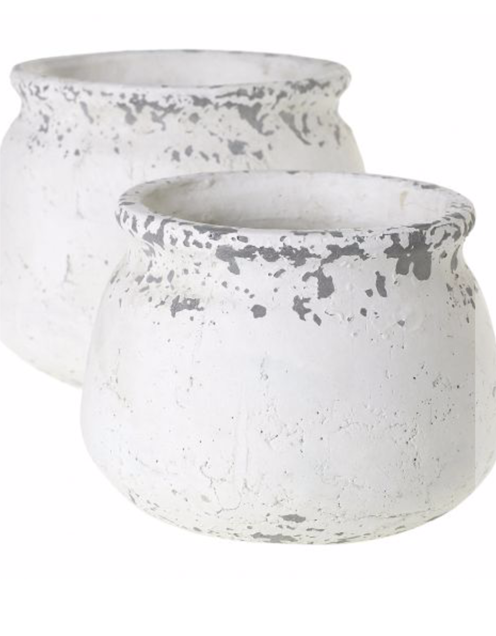 SHABBY POT - 8.5 x 8.5 x 6.25