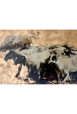 "Sheep" - Oil on Canvas 30" x 48" Ewa Perz