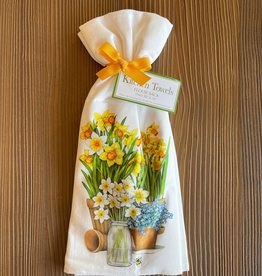 Daffodil Pots Towel -Set of 2