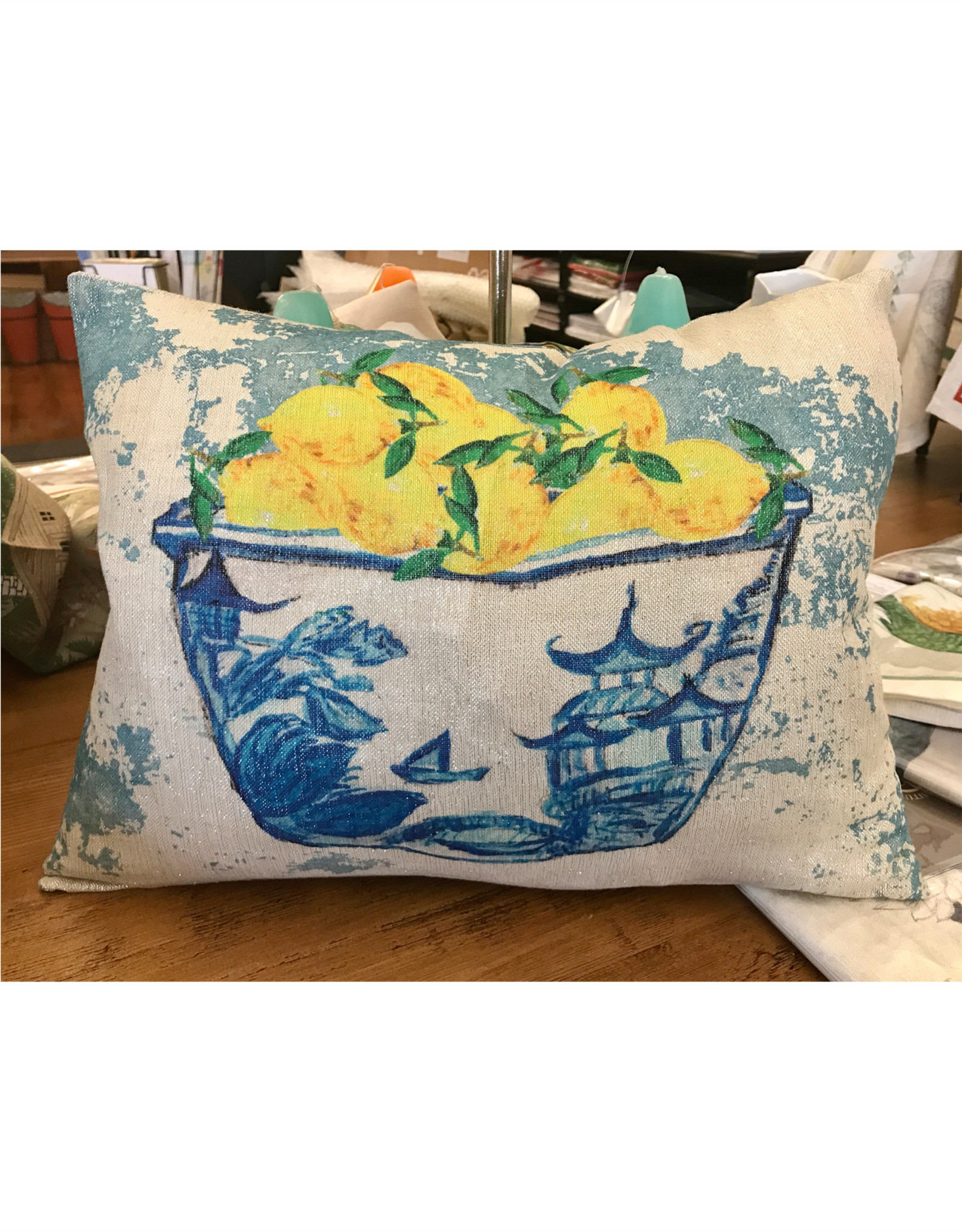Pillow - Bowl with Lemons 12" x 16"