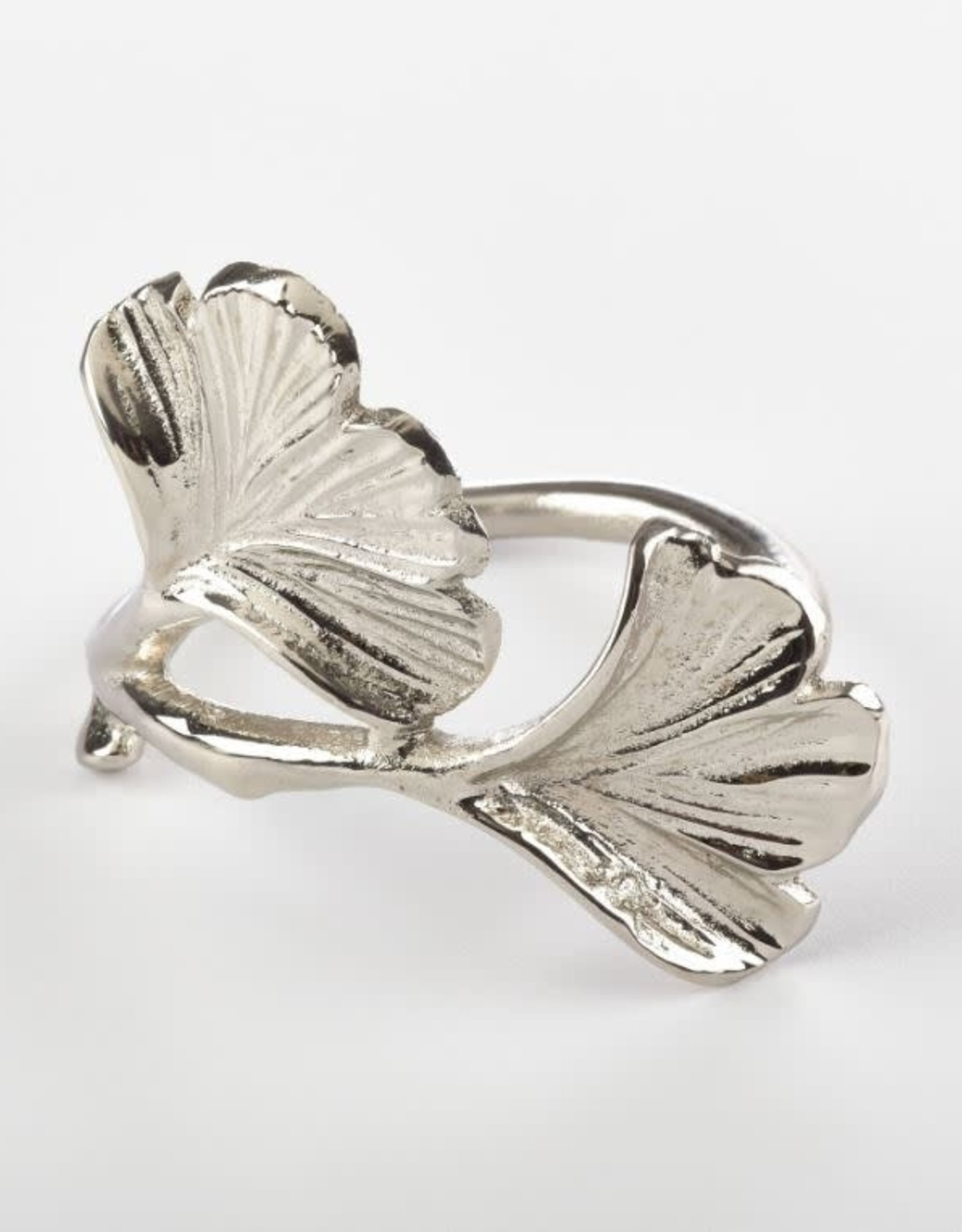 Gingko Napkin Ring - Silver