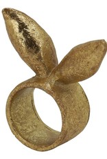 Bunny Ears Napkin Ring - gold