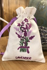 LAVENDER SACHET BAG - ECRU - 4 x 6"