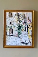 Darling Lemon "Somewhere in Italy"  by Ksenia Phillips " 18 1/4 x 22 1/2" Framed