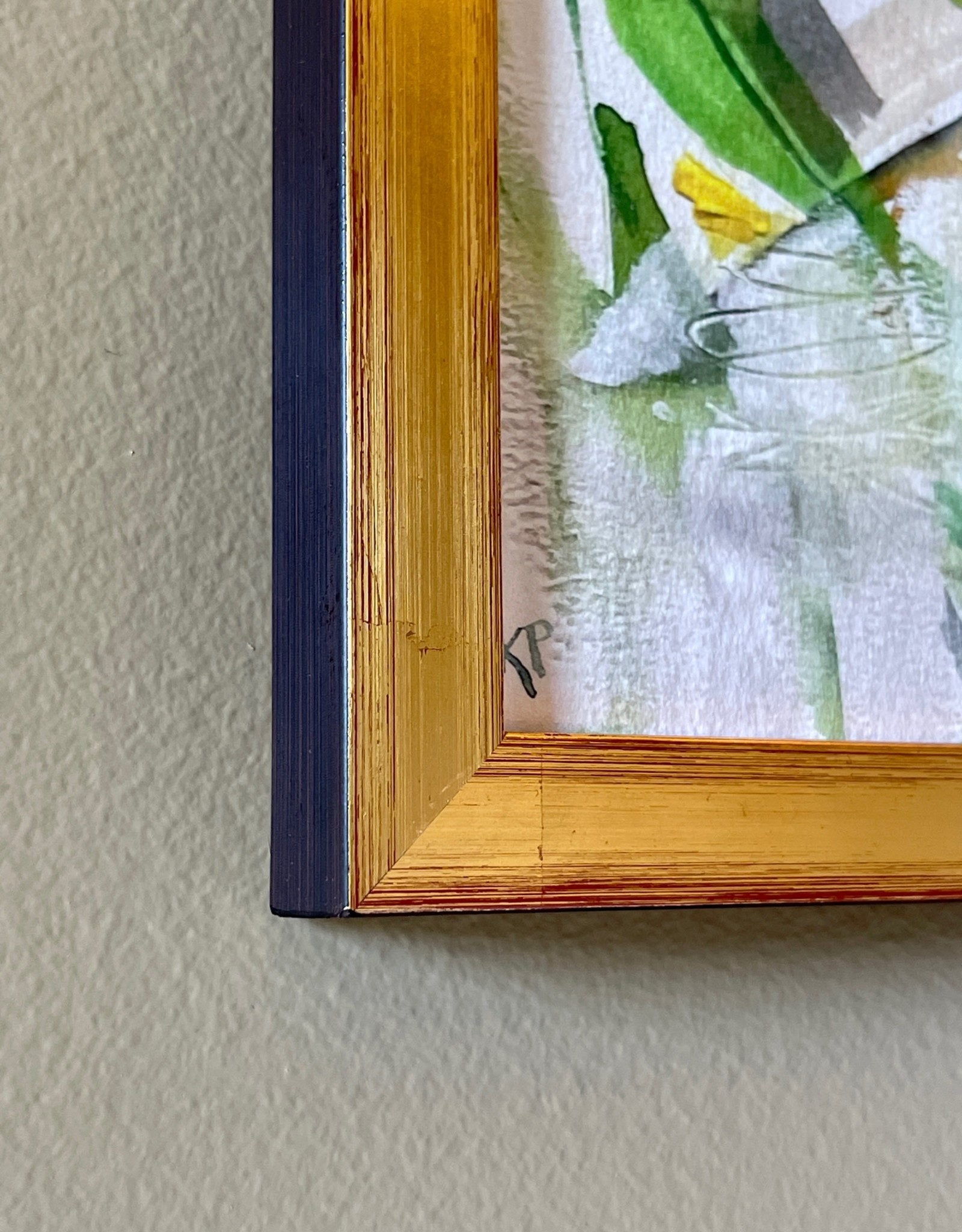 Darling Lemon "Amalfi Coast"  by Ksenia Phillips 12" x 15" Framed