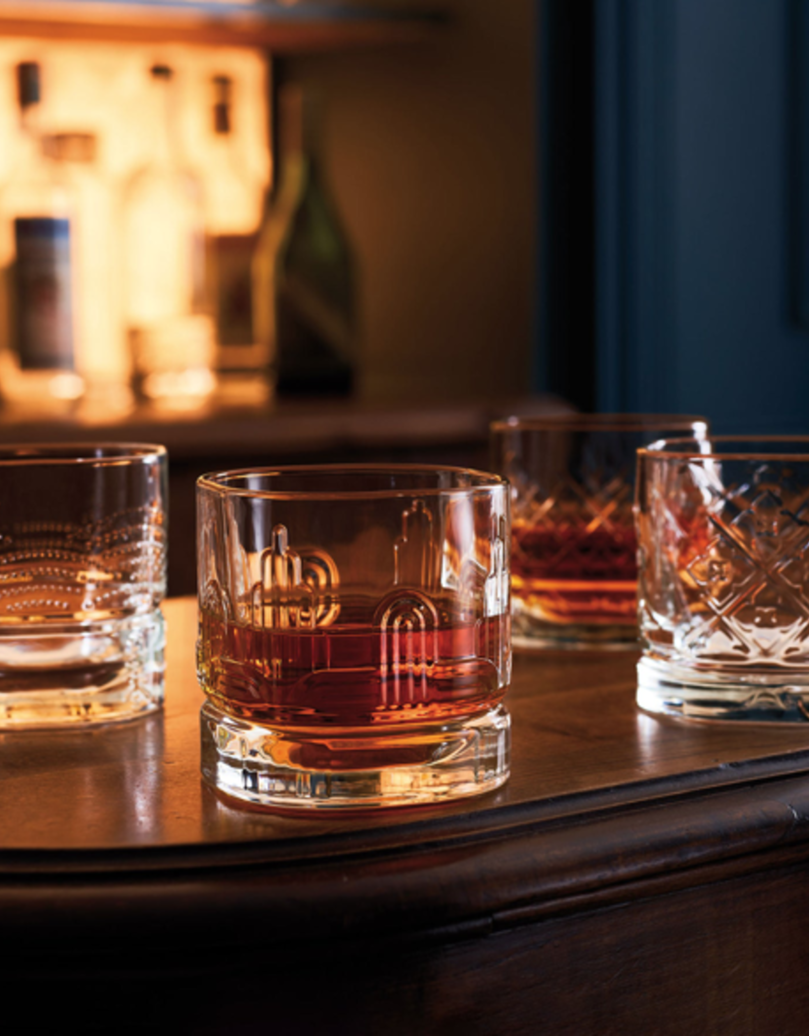 La-Rochere La Rochere Dandy Whiskey Glasses - Assorted Set of 4