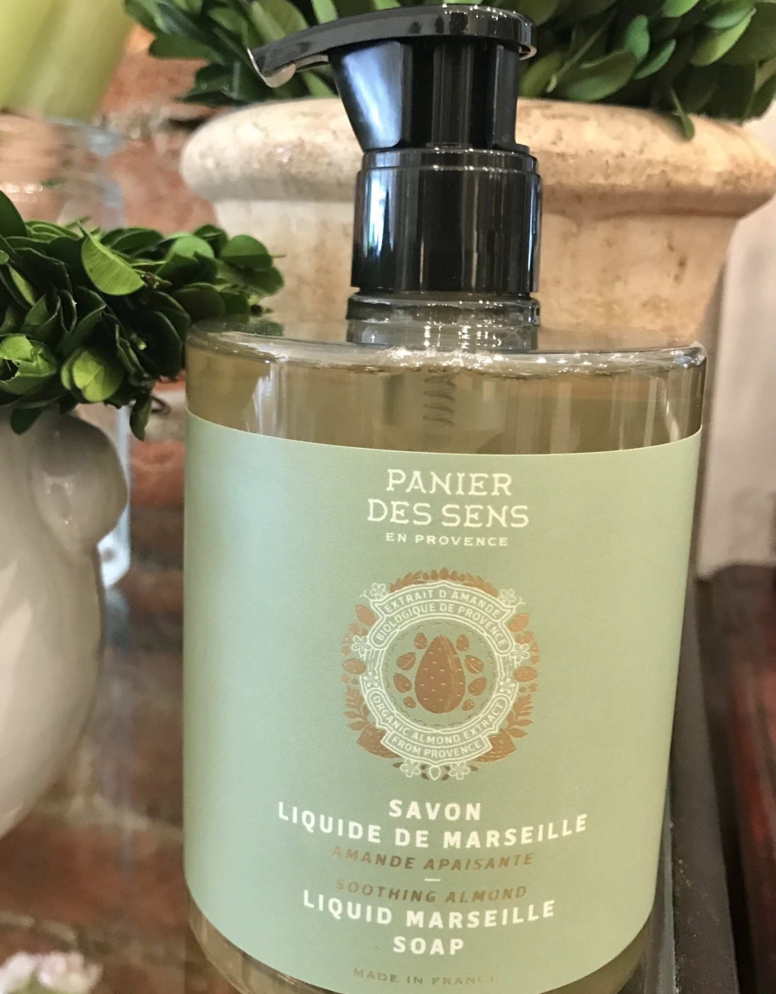 Panier Des Sens Liquid Marseille Soap "Soothing Almond" 16.9 oz. - Panier Des Sens