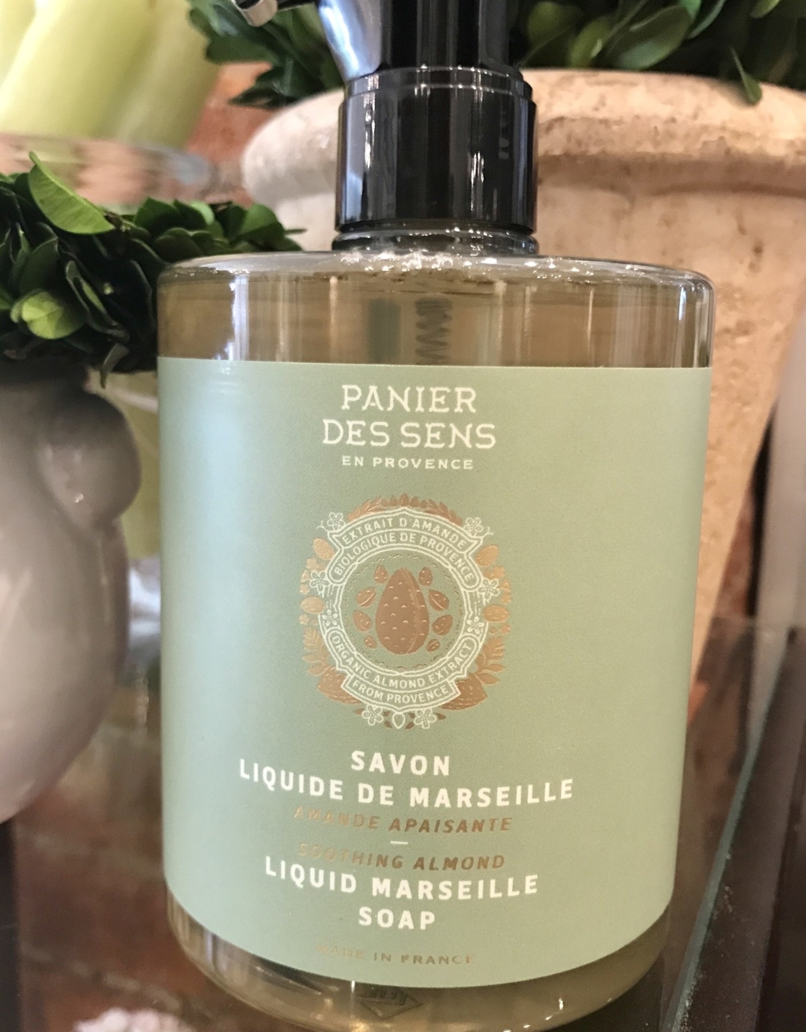 Panier Des Sens Liquid Marseille Soap "Soothing Almond" 16.9 oz. - Panier Des Sens
