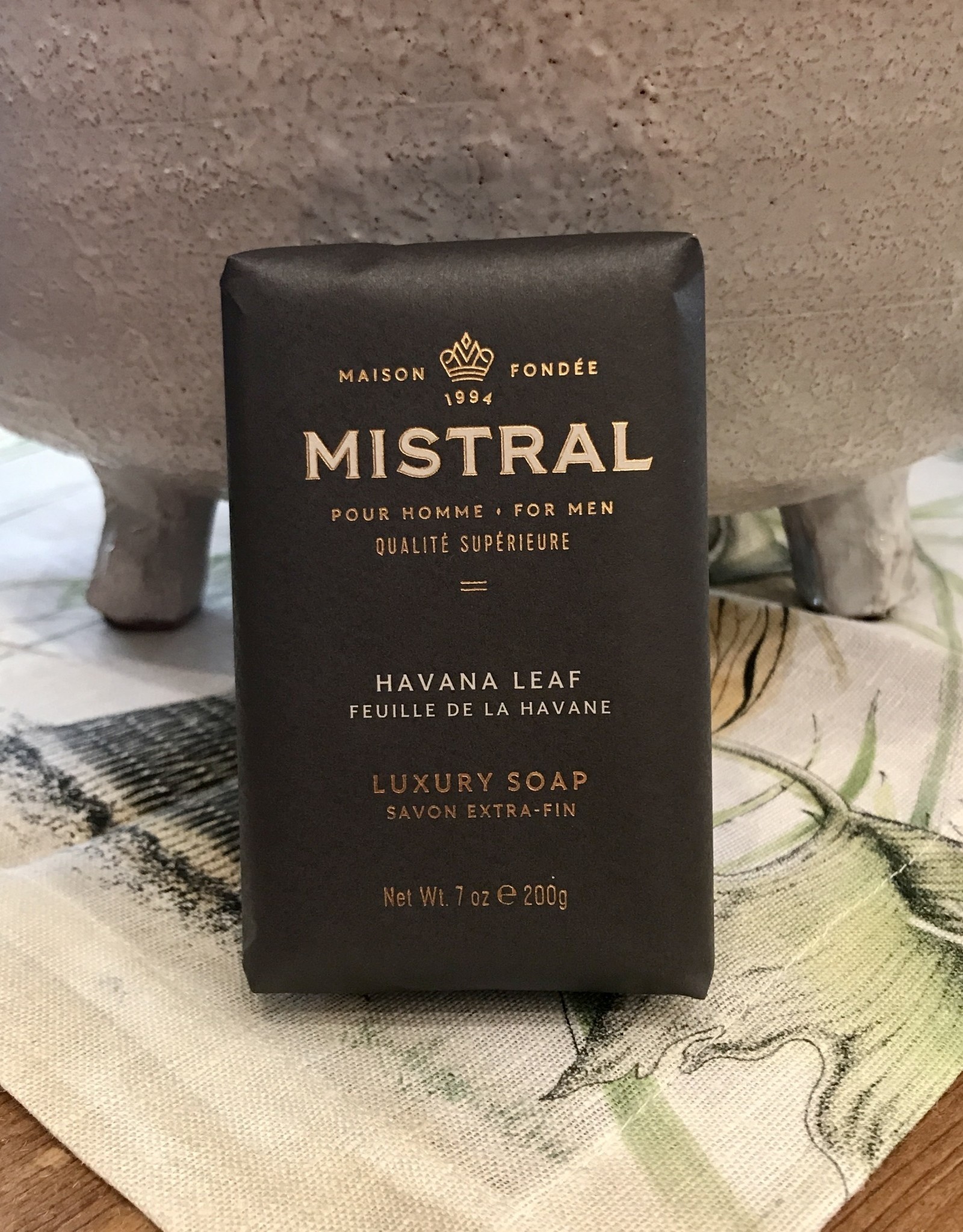 Havana Leaf Soap - Men's Mistral Collection 7 oz.