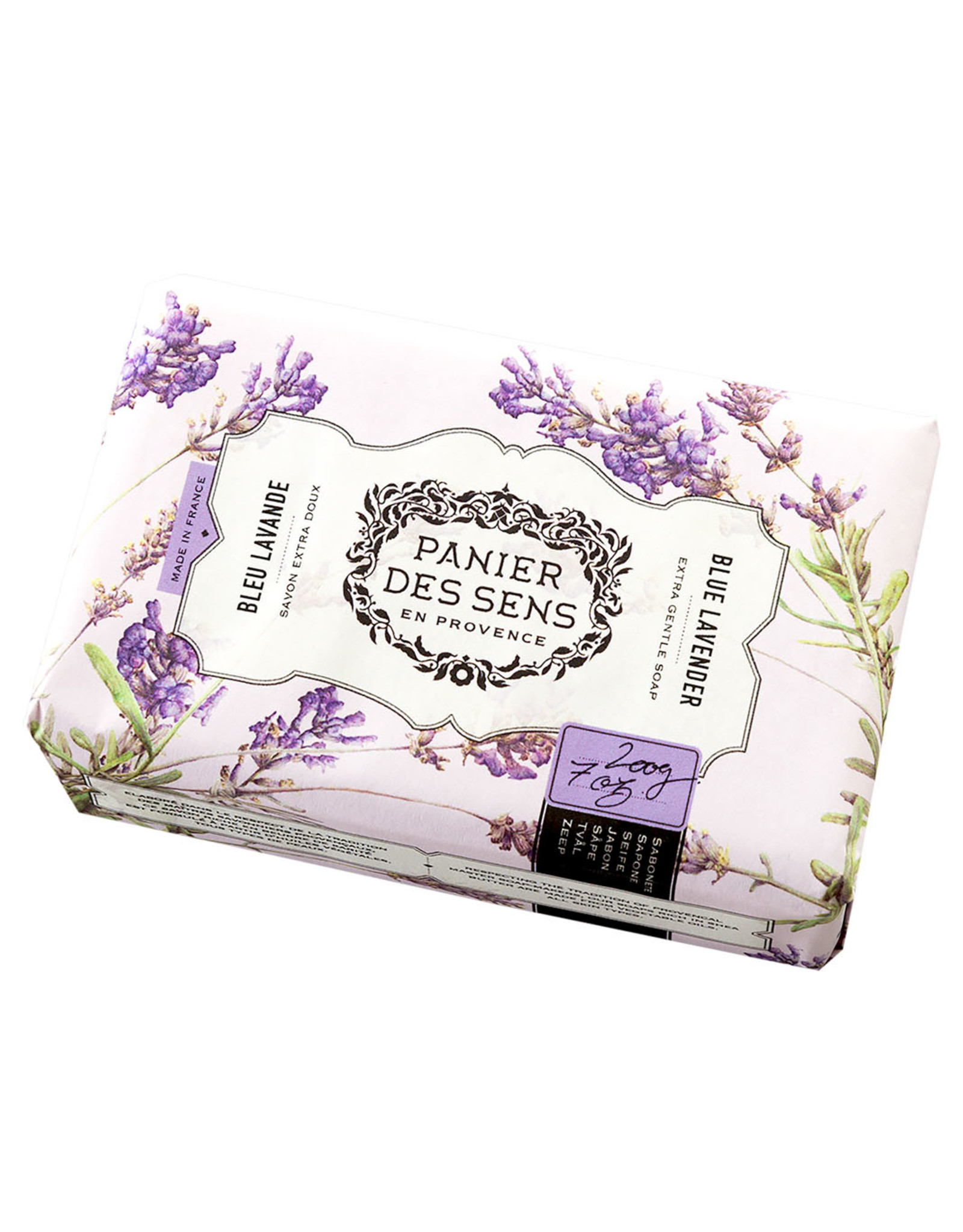 Panier Des Sens Shea Butter Soap Bar Blue Lavender  7 oz. - Panier Des Sens