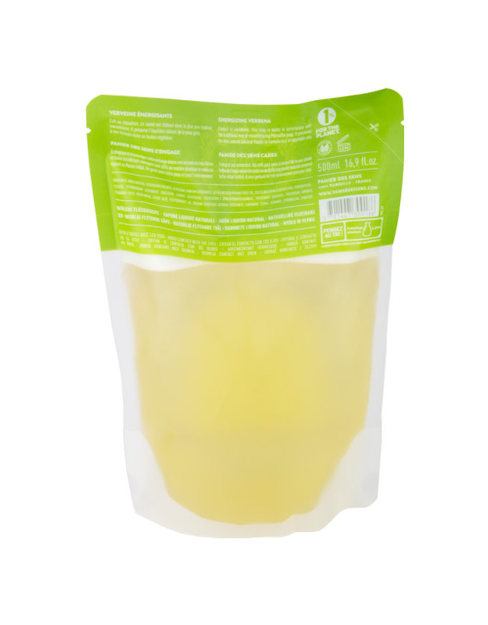Panier Des Sens Eco-Refill Lemon Verbena Liquid Marseille soap 16.9 fl.oz - Panier Des Sens