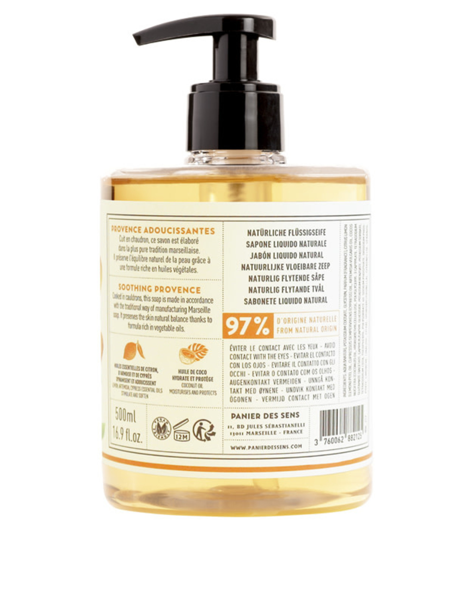 Panier Des Sens Liquid Marseille Soap "Provence" - 16.9 oz. - Panier Des Sens