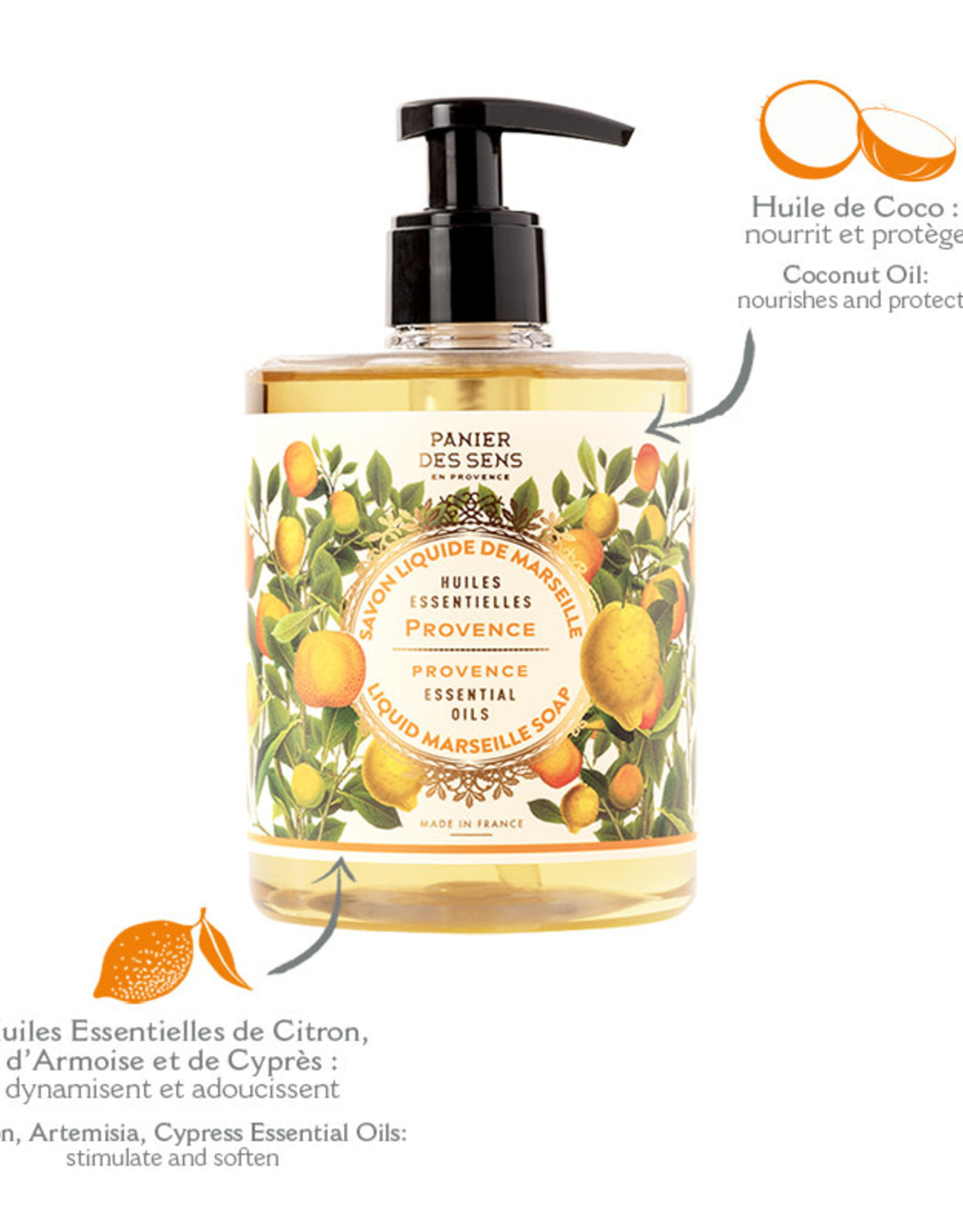 Panier Des Sens Liquid Marseille Soap "Provence" - 16.9 oz. - Panier Des Sens