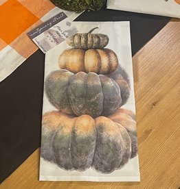 Stacked Pumpkin Single Towel