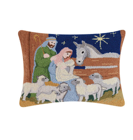 Nativity Hook Pillow 16X20"