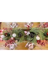 Red Frosted Berry Spray 24.5" (Large Berry)