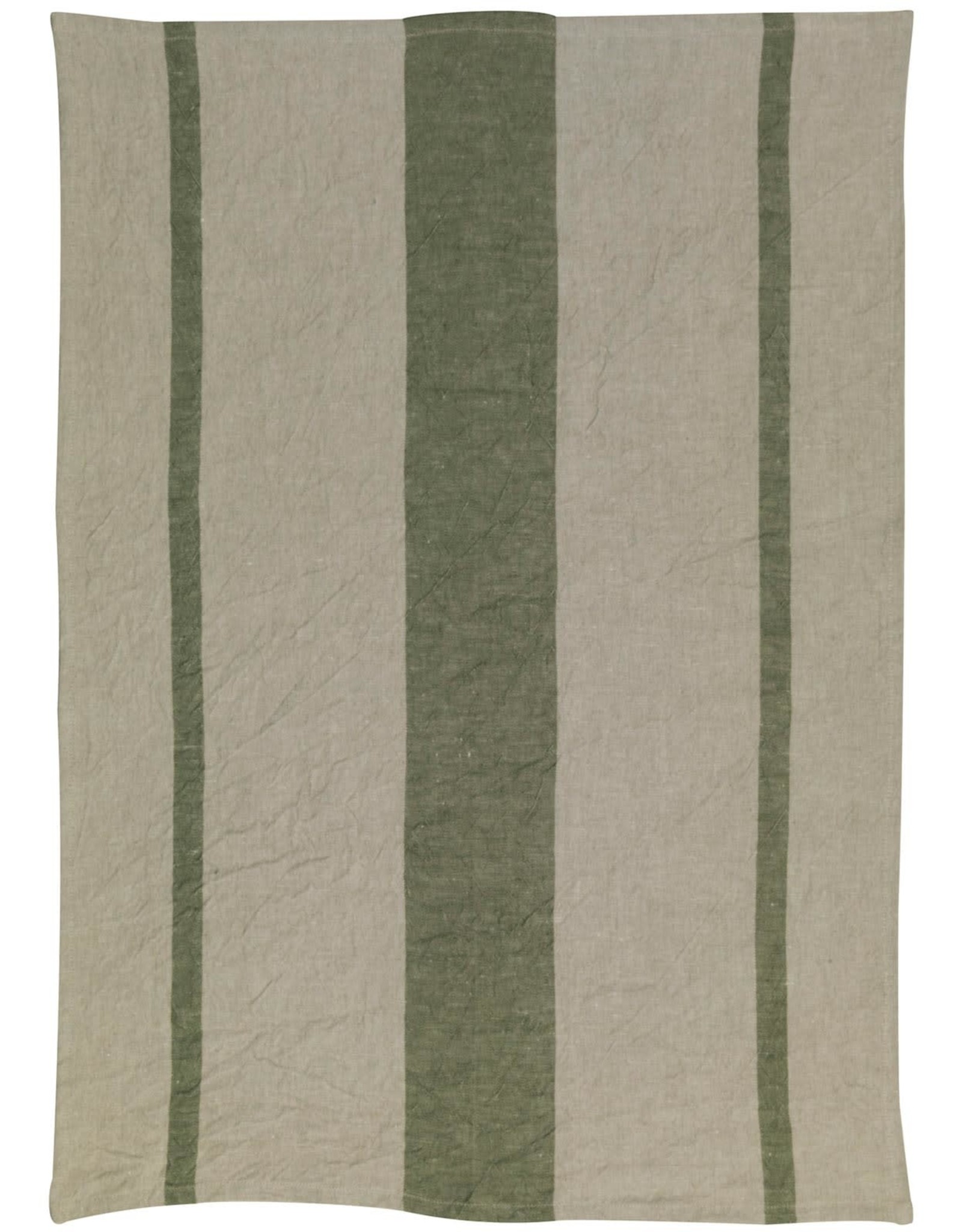 Italian Linen - Maremma Green Kitchen Towel 23.5" x 27.5"