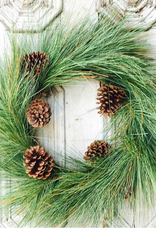 Pine Sugar Cone Wreath - 24"