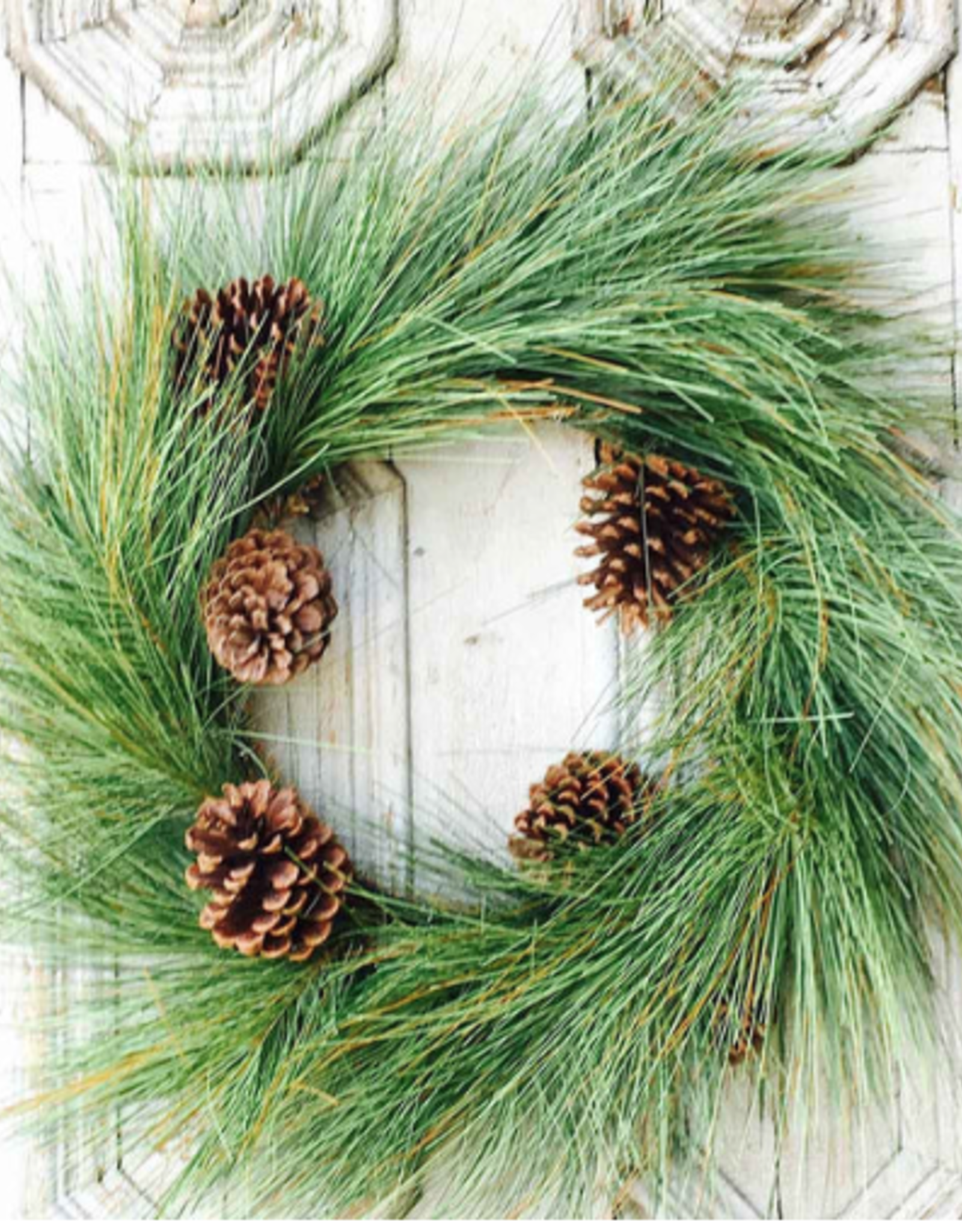 Pine Sugar Cone Wreath - 24"