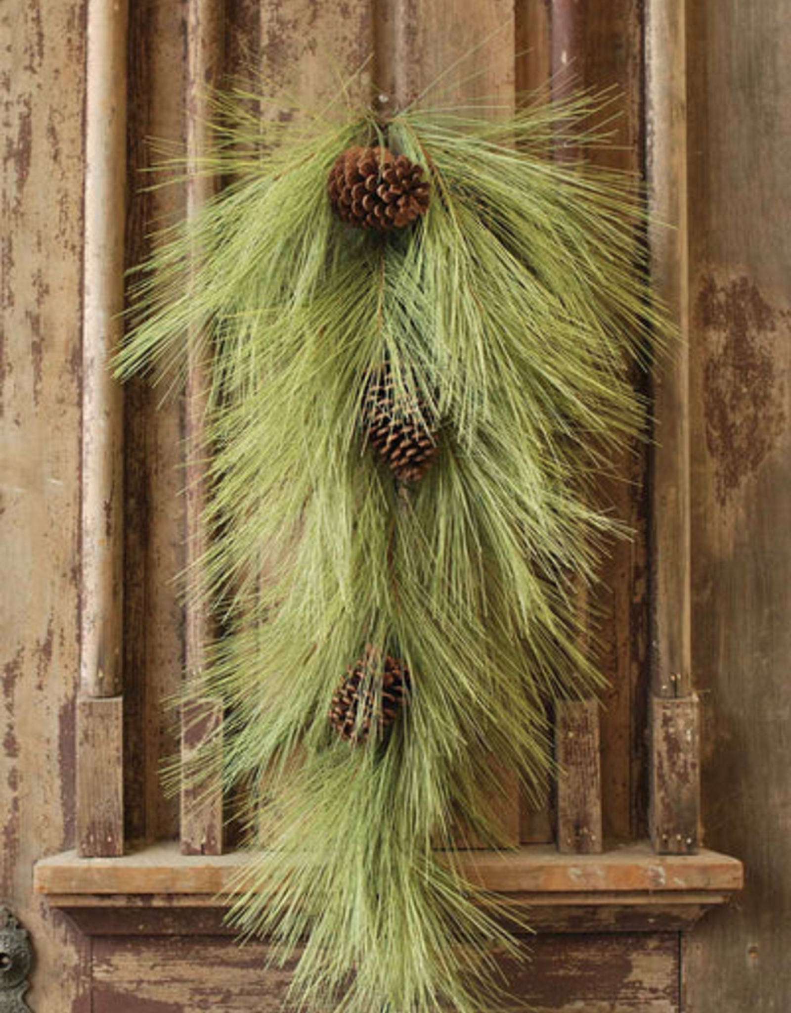 Long Needle Pine Swag w/Cones - 36"