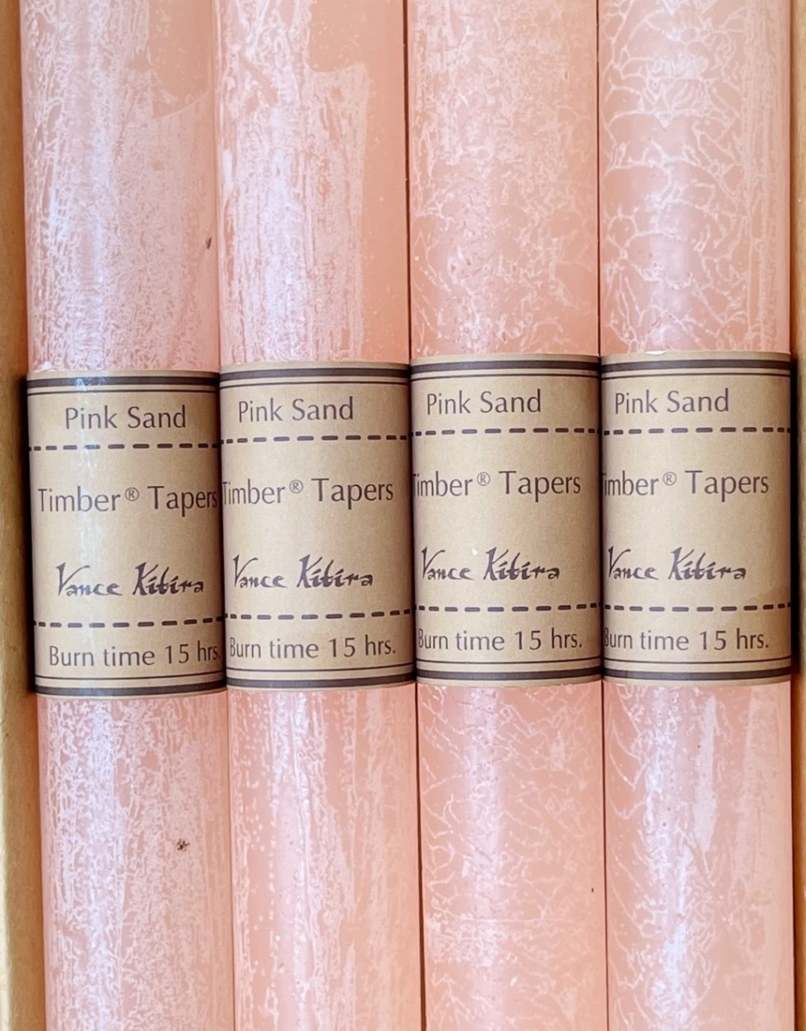 Timber Trunk Taper - Pink Sand 1.25" x 10" by Vance Kitira