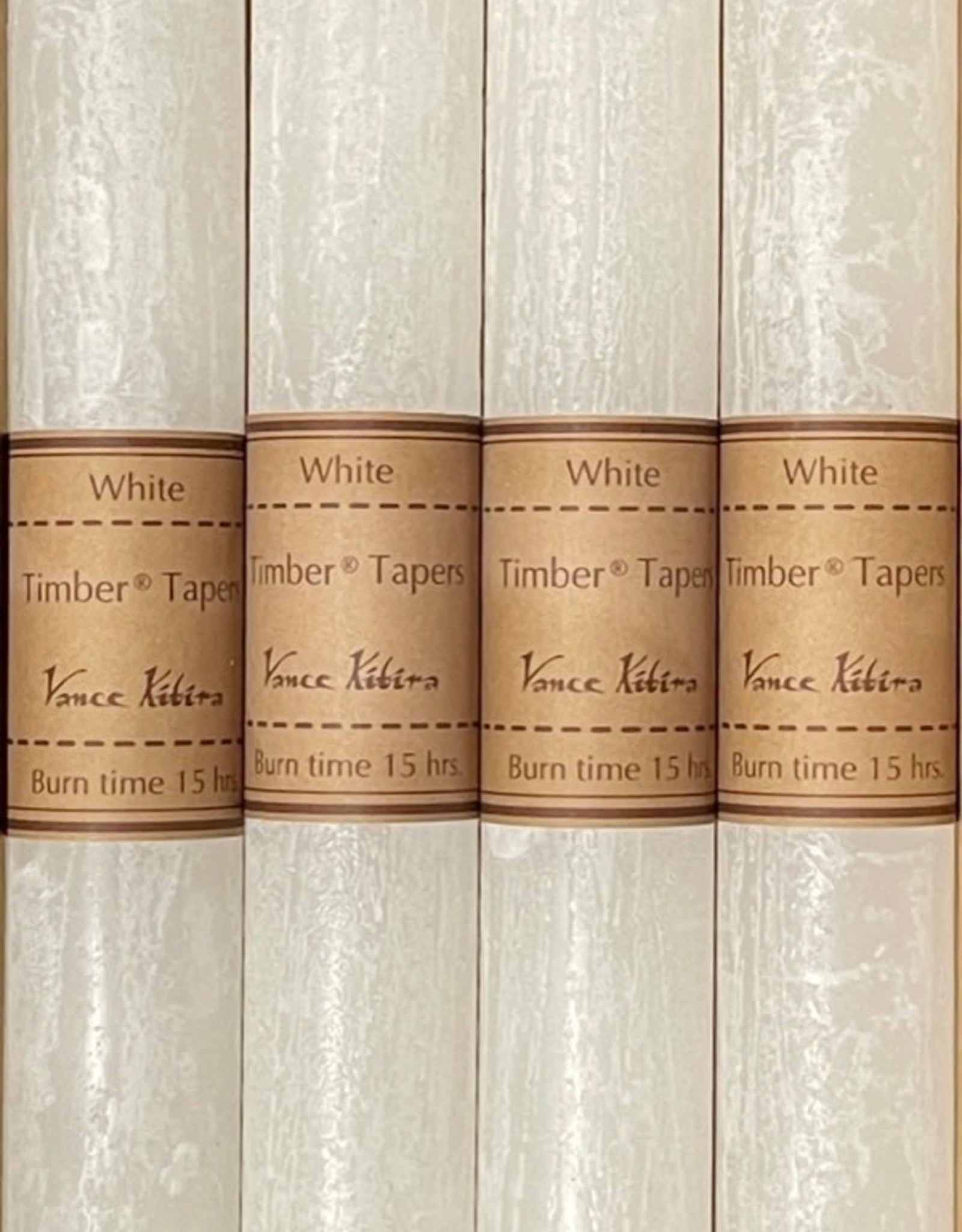 Timber Trunk Taper White - 1.25" x 10" by Vance Kitira