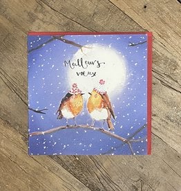 Meilleurs Voeux Birds (Louise Mulgrew) Greeting Card - 6" x 6"