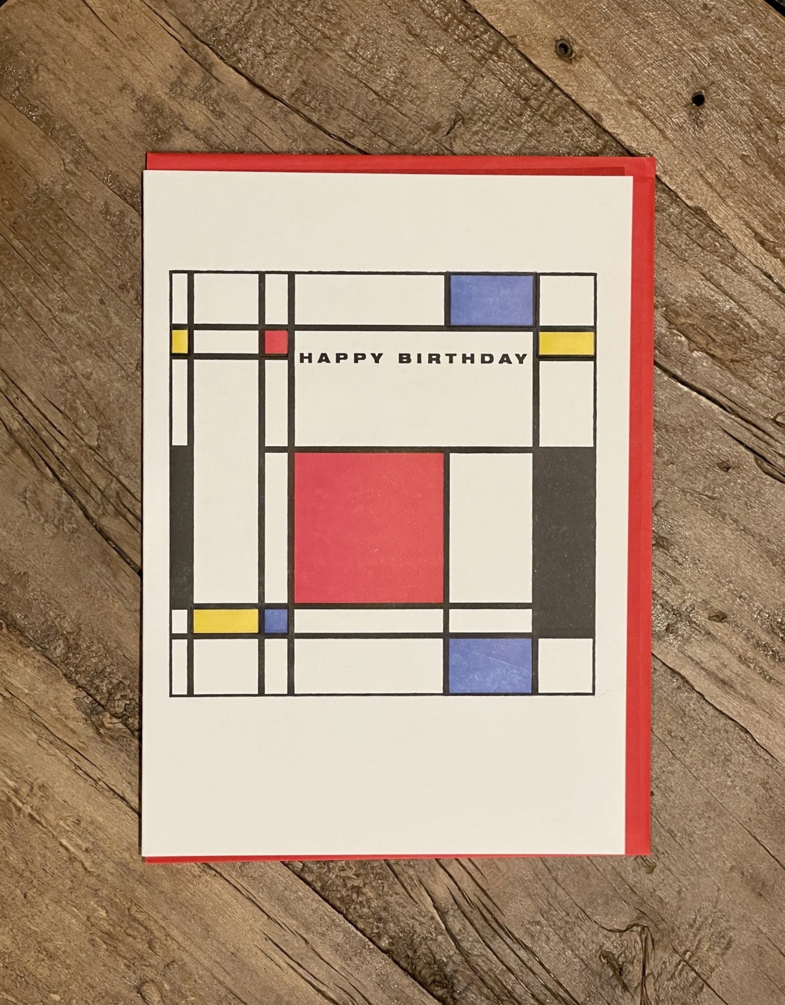 Happy Birthday Letterpress Card -  Made in Rural England