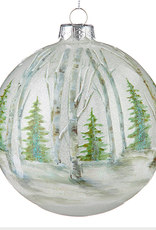 5" Birch Forest Ball Ornament