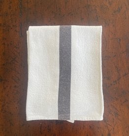 Charvet Editions Charvet Editions - Bistro Towel DouDou White/Brown - 18" x 30"