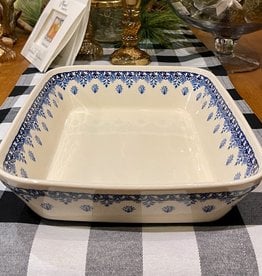 Large Casserole - Blue Garden