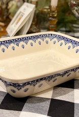 Large Casserole - Blue Garden