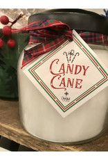 Keepers of the Light Candle - Candy Cane Limited Edition -  Papa 34 oz. - Black Lid
