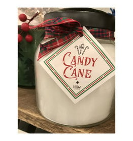 Keepers of the Light Candle - Candy Cane Limited Edition -  Papa 34 oz. - Black Lid