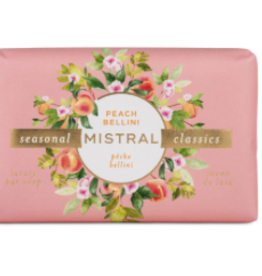 Mistral Seasonal Classic French Soap Collection - Peach Bellini 7 oz/ 200g